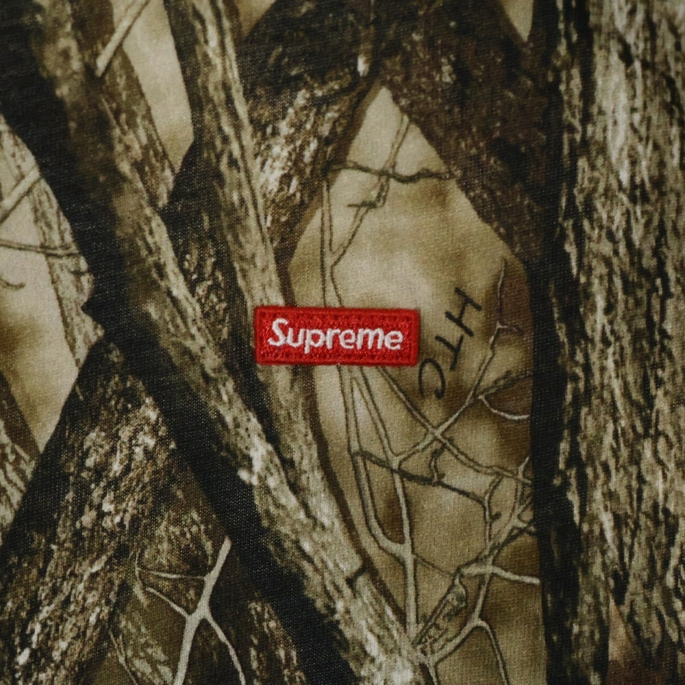 SUPREME(シュプリーム) 24AW Small Box Realtree Tee スモールボックスロゴ リアルツリーTシャツ 半袖カットソー ブラウン