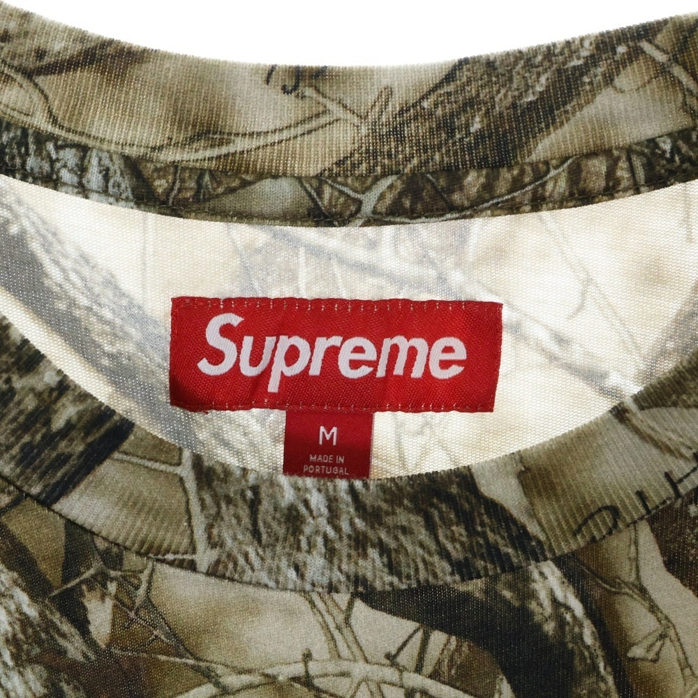 SUPREME(シュプリーム) 24AW Small Box Realtree Tee スモールボックスロゴ リアルツリーTシャツ 半袖カットソー ブラウン