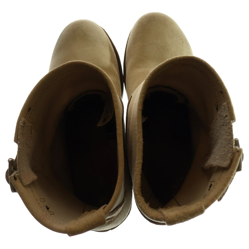 RED WING(レッド ウイング) 2965 ショートエンジニア スウェードレザー ブーツ ベージュ