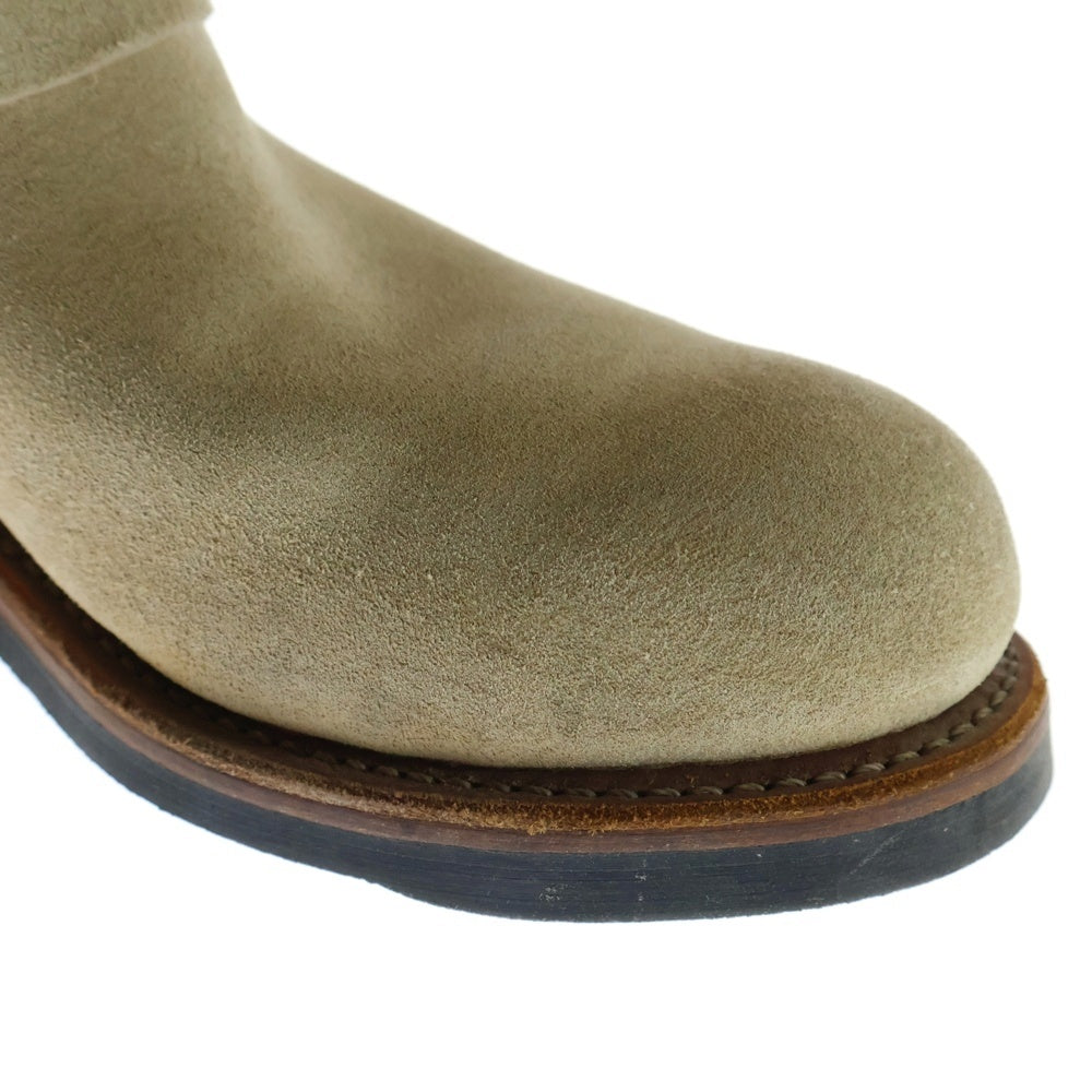 RED WING(レッド ウイング) 2965 ショートエンジニア スウェードレザー ブーツ ベージュ