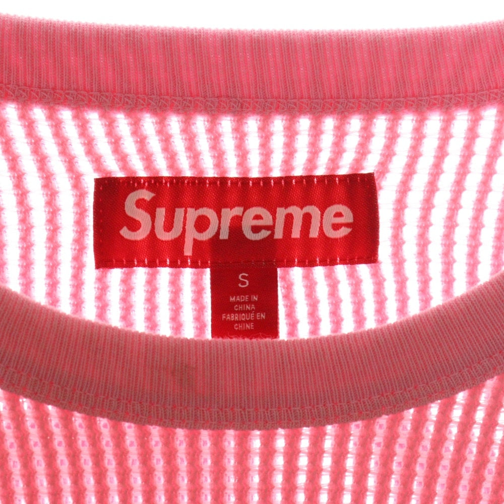 SUPREME(シュプリーム) 25SS Polartec Mesh L/S Football Top ポーラーテック メッシュ ロングスリーブトップ 長袖Tシャツ ピンク