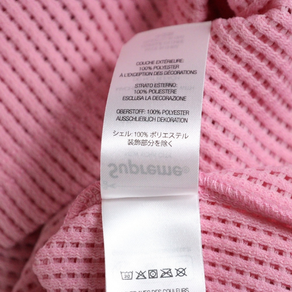 SUPREME(シュプリーム) 25SS Polartec Mesh L/S Football Top ポーラーテック メッシュ ロングスリーブトップ 長袖Tシャツ ピンク