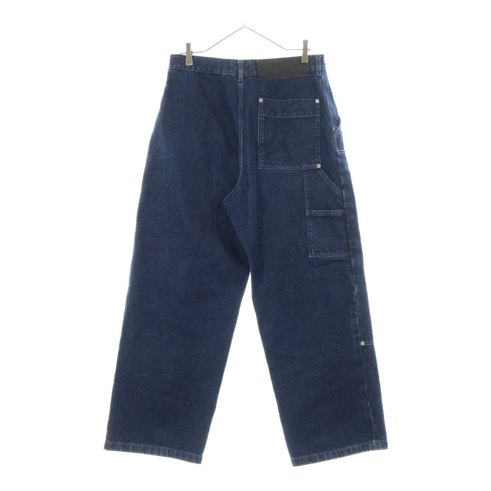 LOEWE(ロエベ) 22SS PATCHED DENIM TROUSERS ダブルニー ワイドデニムパンツ インディゴ H526Y11X06
