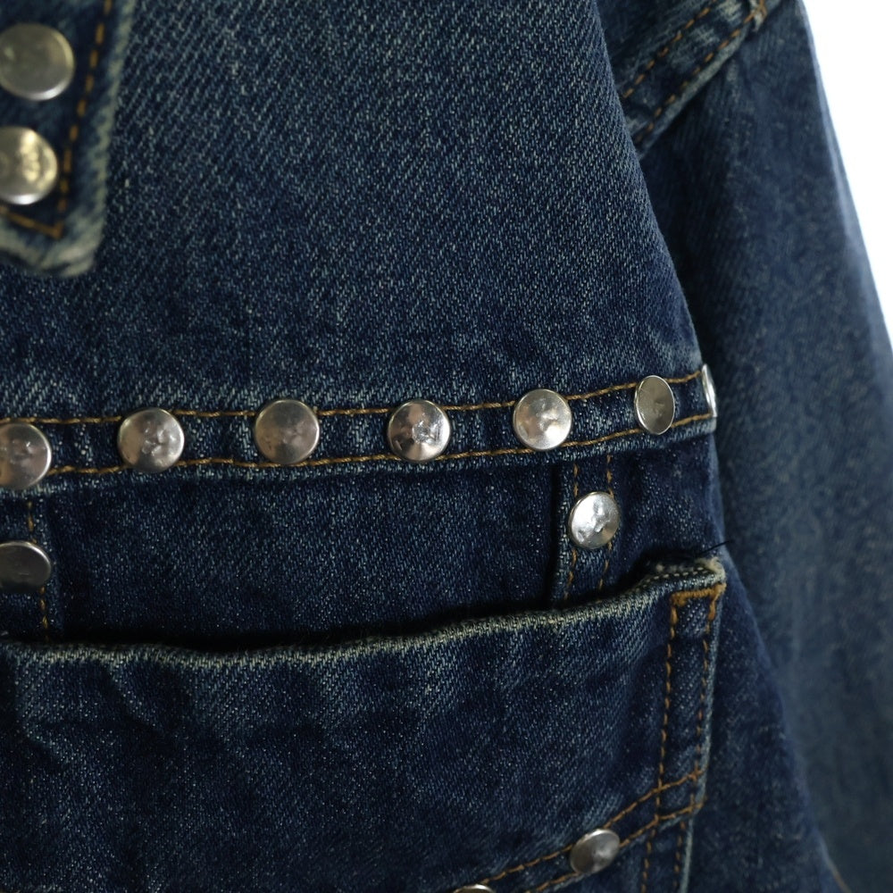 CELINE(セリーヌ) 20AW DENIM JACKET WITH STUDS デニムジャケット スタッズ インディゴ 2Q200930F-07DU