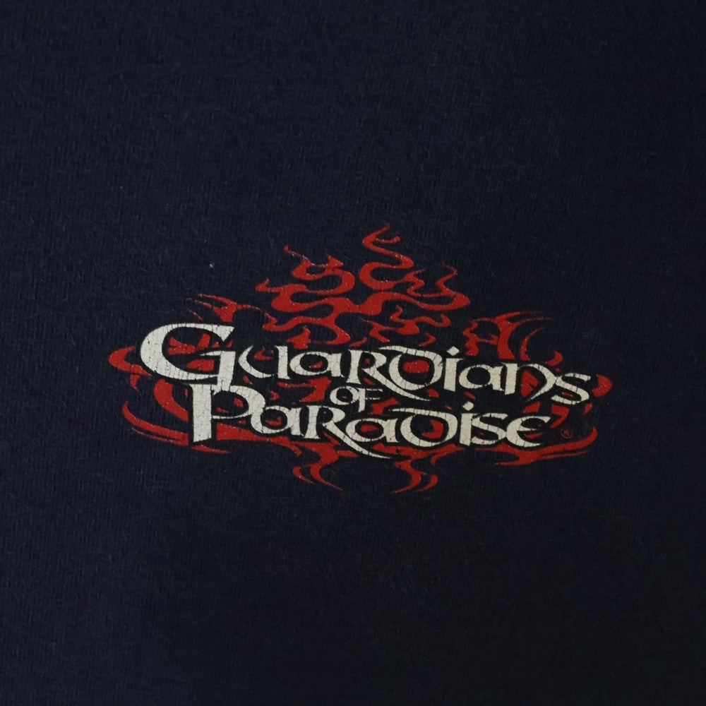 VINTAGE(ヴィンテージ) ODM GUARDIANS OF PARADISE ガーディアンズオブパラダイス 龍虎プリント Tシャツ 半袖カットソー ネイビー