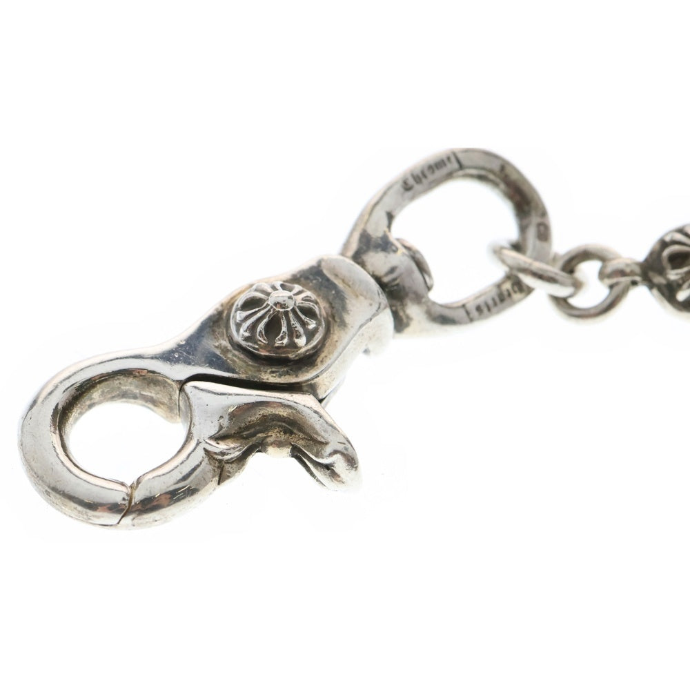 CHROME HEARTS(クロムハーツ) 2BALL LONG-S/1クリップロング#2クロスボール ウォレットチェーン シルバー BCA386