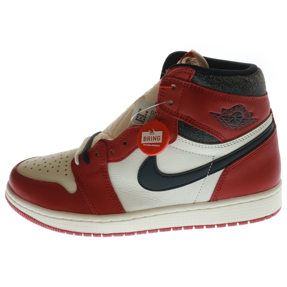 NIKE(ナイキ) AIR JORDAN 1 HIGH OG CHICAGO LOST & FOUND DZ5485-612 エアジョーダン1 シカゴ ロストアンドファウンド ハイカットスニーカー ホワイト/レッド US9.5/27.5cm