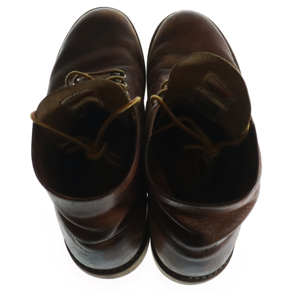 RED WING(レッド ウイング) 9111 6inch CLASSIC ROUND BOOTS MADE IN USA 6インチ クラシックラウンド レースアップブーツ ブラウン US7 1/2