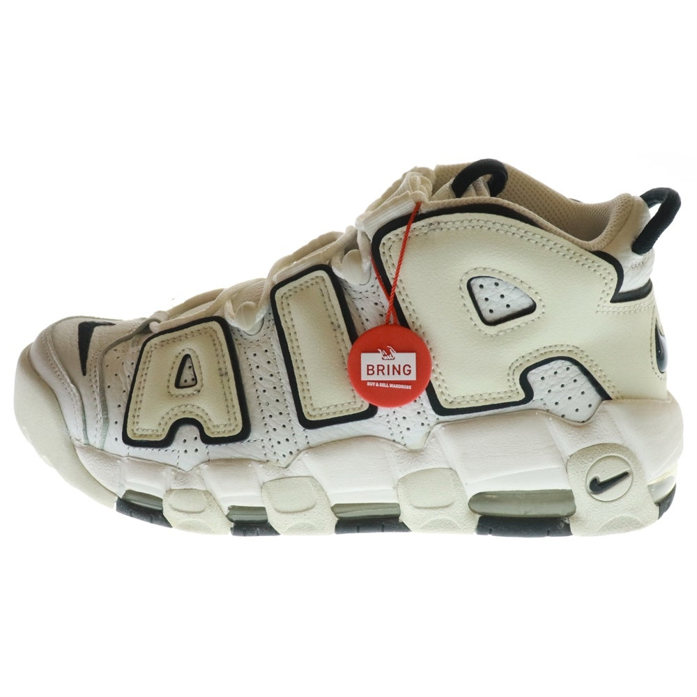 NIKE(ナイキ) WMNS AIR MORE UPTEMPO WHITE/BLACK DO6718-100 ウィメンズ エア モア アップテンポ ハイカットスニーカー ホワイト/ブラック US8.5/26.5cm