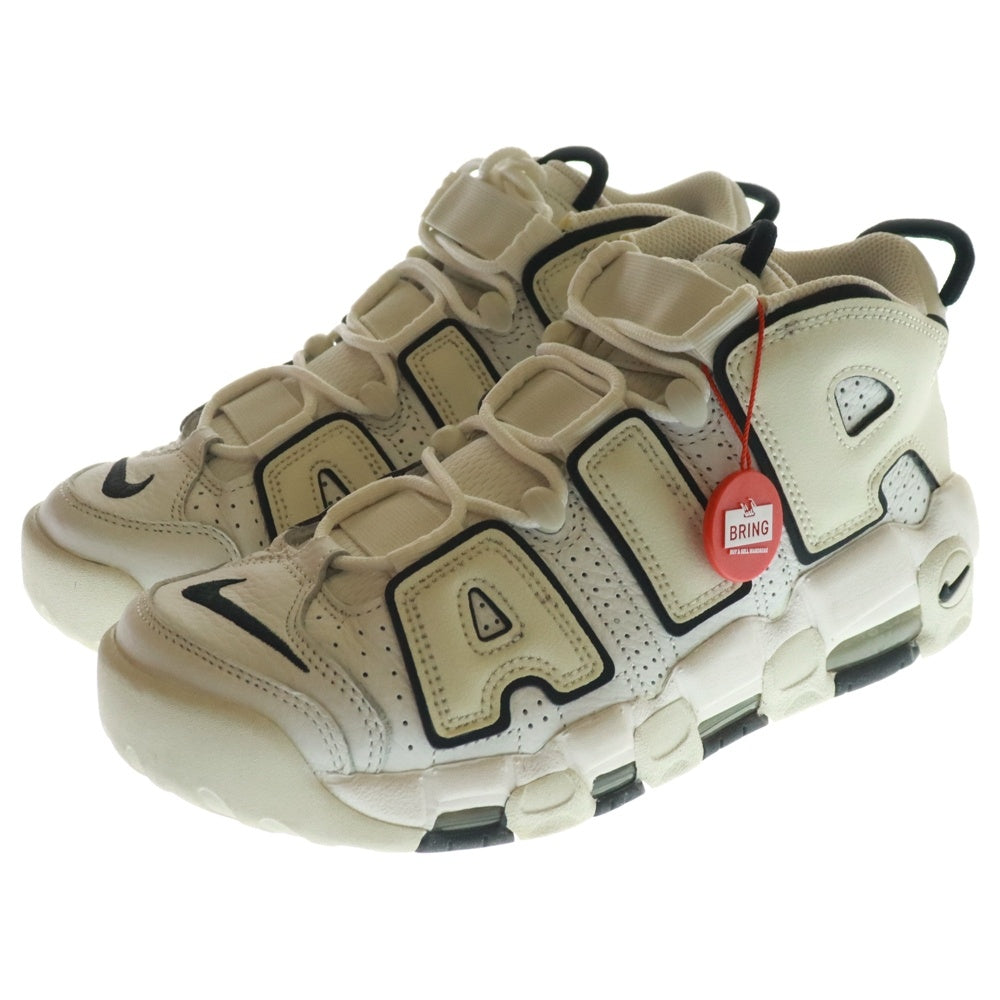 NIKE(ナイキ) WMNS AIR MORE UPTEMPO WHITE/BLACK DO6718-100 ウィメンズ エア モア アップテンポ ハイカットスニーカー ホワイト/ブラック US8.5/26.5cm