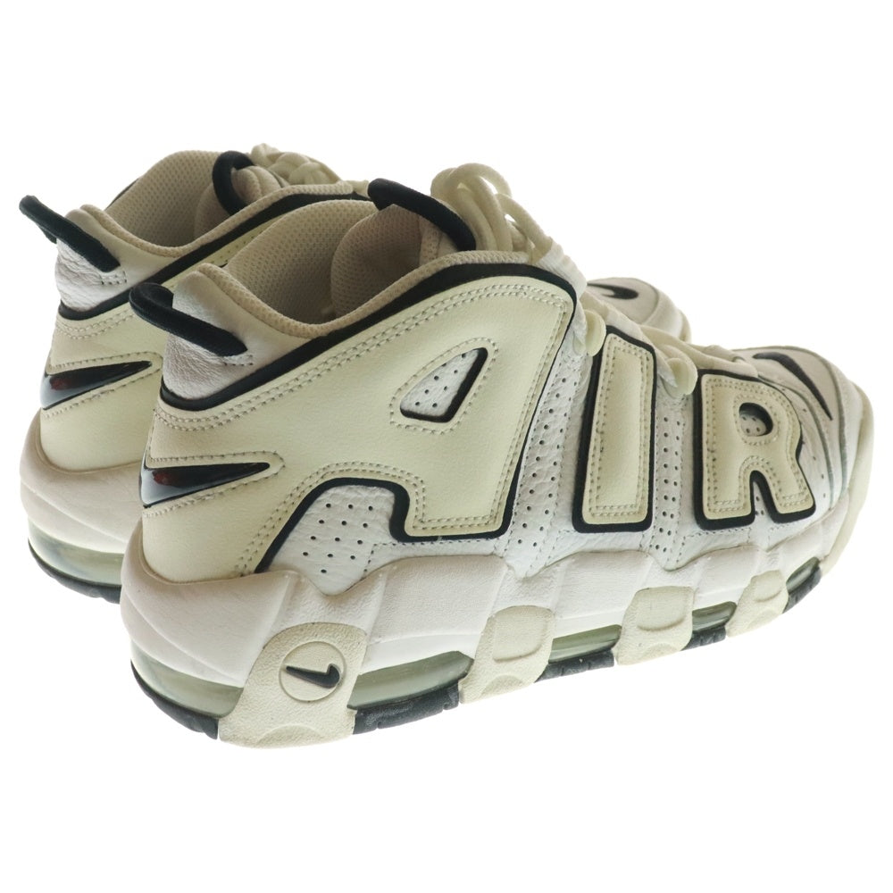 NIKE(ナイキ) WMNS AIR MORE UPTEMPO WHITE/BLACK DO6718-100 ウィメンズ エア モア アップテンポ ハイカットスニーカー ホワイト/ブラック US8.5/26.5cm