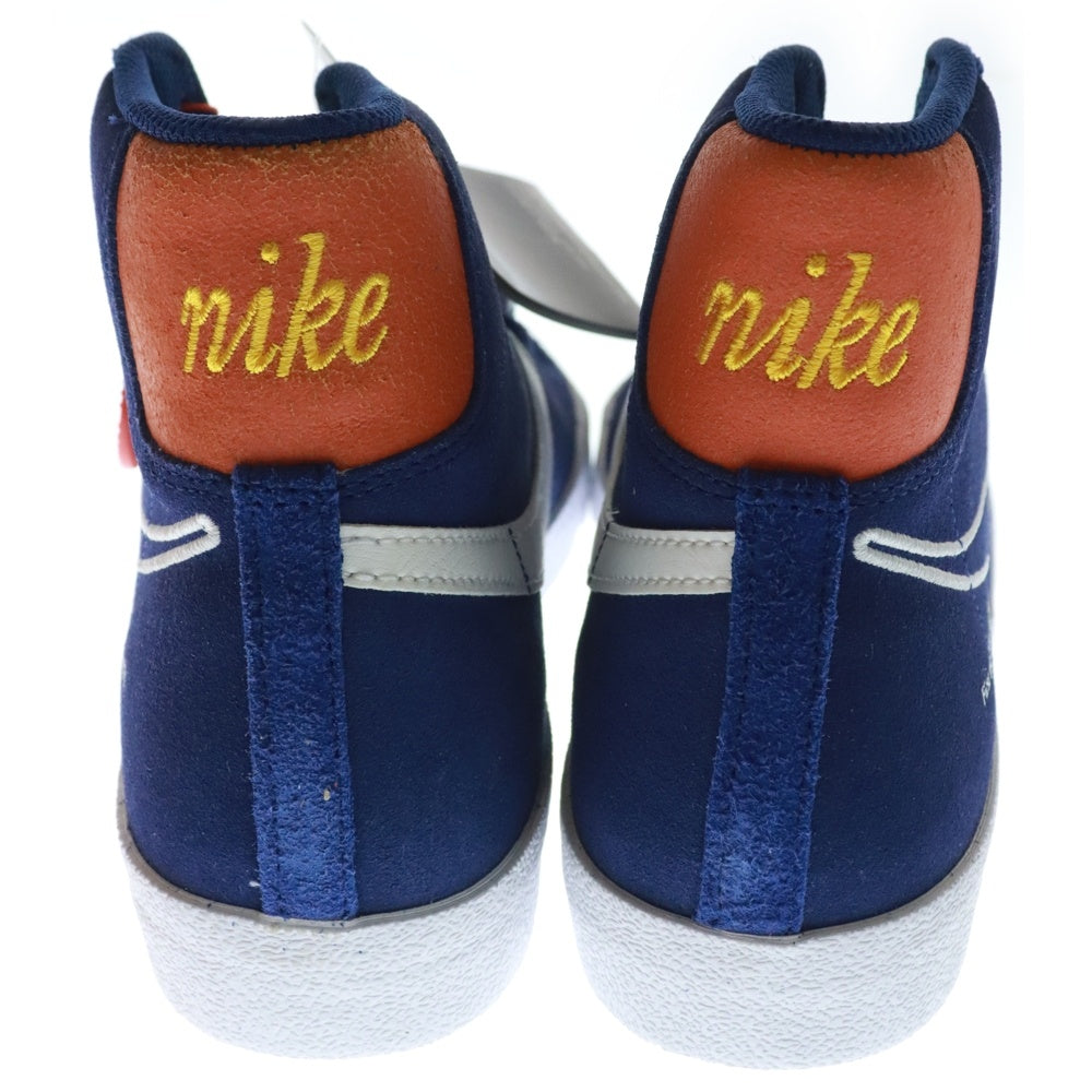 NIKE(ナイキ) BLAZER MID 77 SE DEEP ROYAL BLUE/WHITE DC3433-400 ブレーザー ミッド '77 SE ディープロイヤル ミッドカットスニーカー ブルー/ホワイト US9/27cm