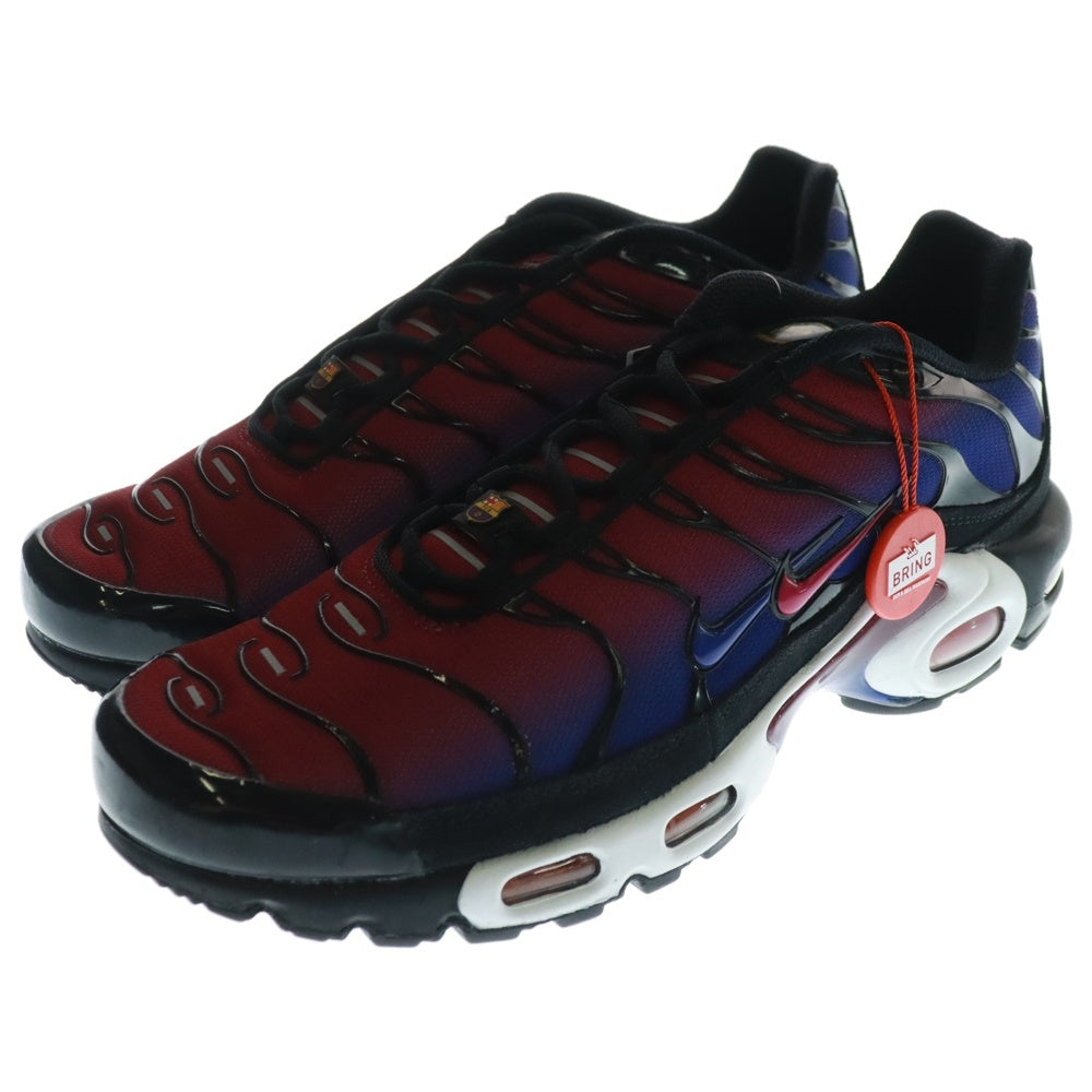 NIKE(ナイキ) × PATTA × FC BARCELONA AIR MAX PLUS Culers del M?n FN8260-001 × パタ × FCバルセロナ エアマックスプラス ローカットスニーカー ブルー/レッド US9/27cm