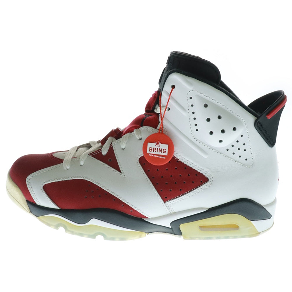 NIKE(ナイキ) 【2014年製 観賞用】AIR JORDAN 6 RETRO CARMINE 2014 384664-160 エアジョーダン6 レトロ カーマイン レッド/ホワイト US8.5/26.5cm