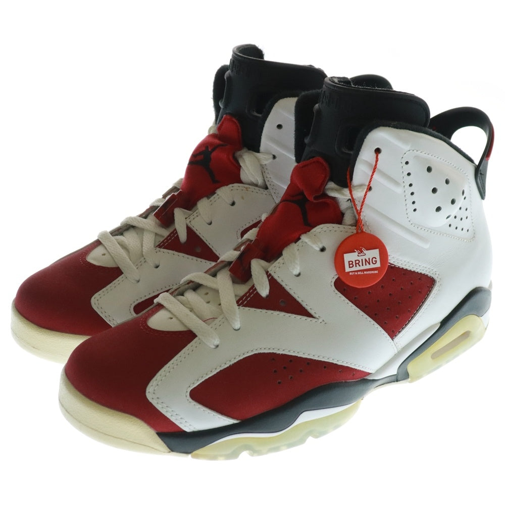 NIKE(ナイキ) 【2014年製 観賞用】AIR JORDAN 6 RETRO CARMINE 2014 384664-160 エアジョーダン6 レトロ カーマイン レッド/ホワイト US8.5/26.5cm