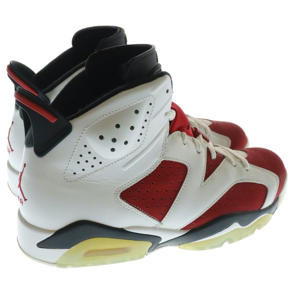 NIKE(ナイキ) 【2014年製 観賞用】AIR JORDAN 6 RETRO CARMINE 2014 384664-160 エアジョーダン6 レトロ カーマイン レッド/ホワイト US8.5/26.5cm