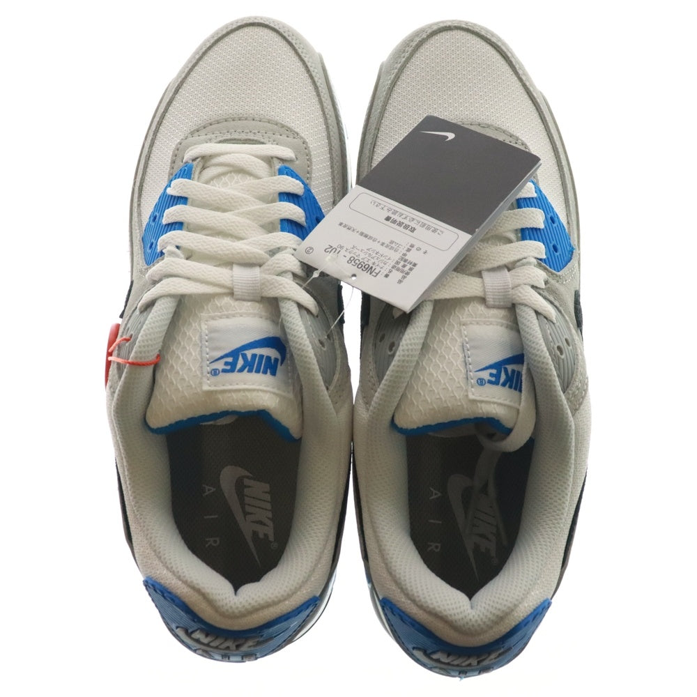 NIKE(ナイキ) AIR MAX 90 DETROIT LIONS FN6958-102 エアマックス 90 デトロイト ライオンズ ローカットスニーカー ホワイト/ブルー US9/27cm