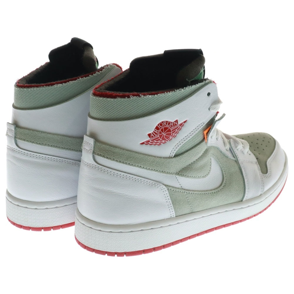 NIKE(ナイキ) AIR JORDAN 1 HIGH ZOOM COMFORT HARE CT0978-100 エアジョーダン1 ハイ ズーム コンフォート ヘア ハイカットスニーカー ホワイト US10/28cm