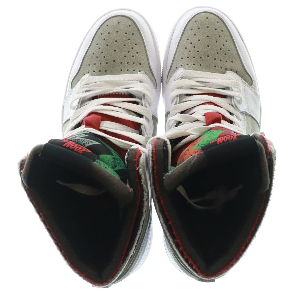NIKE(ナイキ) AIR JORDAN 1 HIGH ZOOM COMFORT HARE CT0978-100 エアジョーダン1 ハイ ズーム コンフォート ヘア ハイカットスニーカー ホワイト US10/28cm