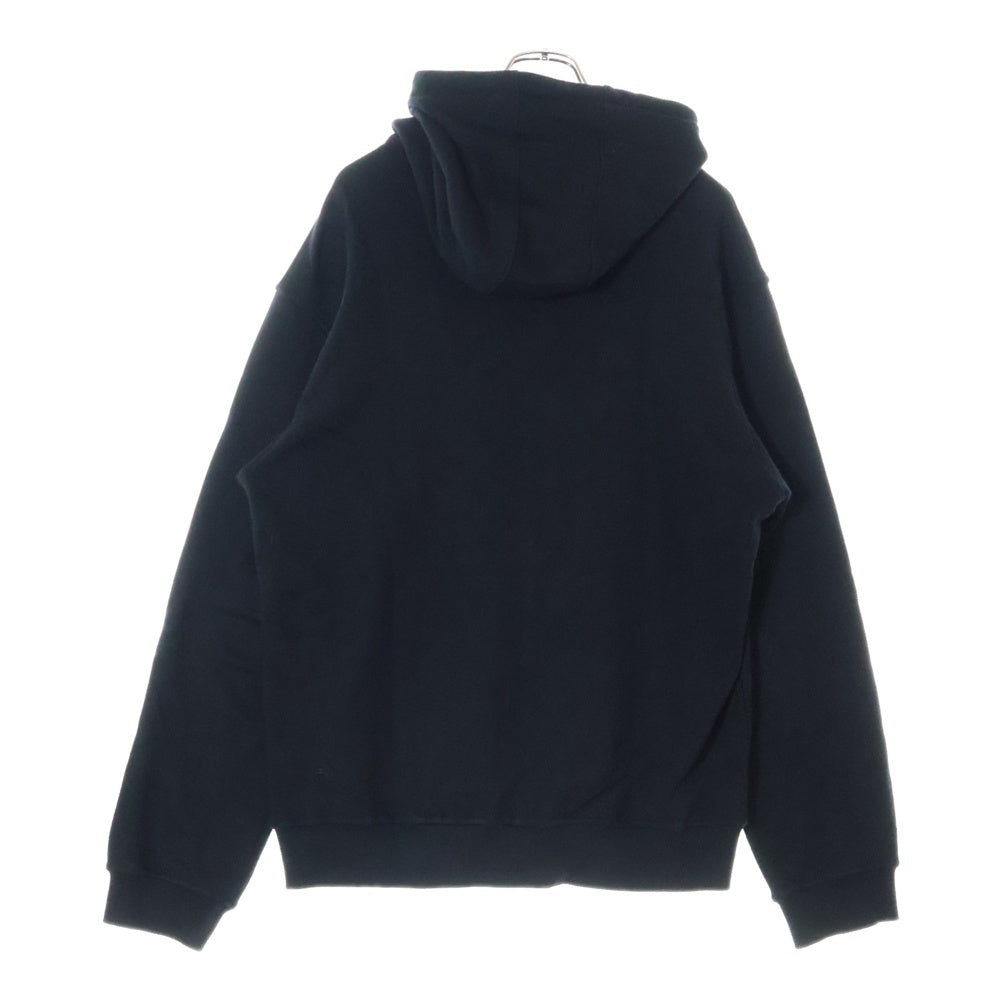 WILDSIDE YOHJI YAMAMOTO(ワイルドサイド ヨウジ ヤマモト) Embroidery Dahlia Zip Hoodie フロント刺繍 ジップアップパーカー フーディー ブラック WS-T79-006