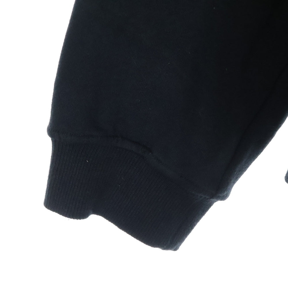 WILDSIDE YOHJI YAMAMOTO(ワイルドサイド ヨウジ ヤマモト) Embroidery Dahlia Zip Hoodie フロント刺繍 ジップアップパーカー フーディー ブラック WS-T79-006