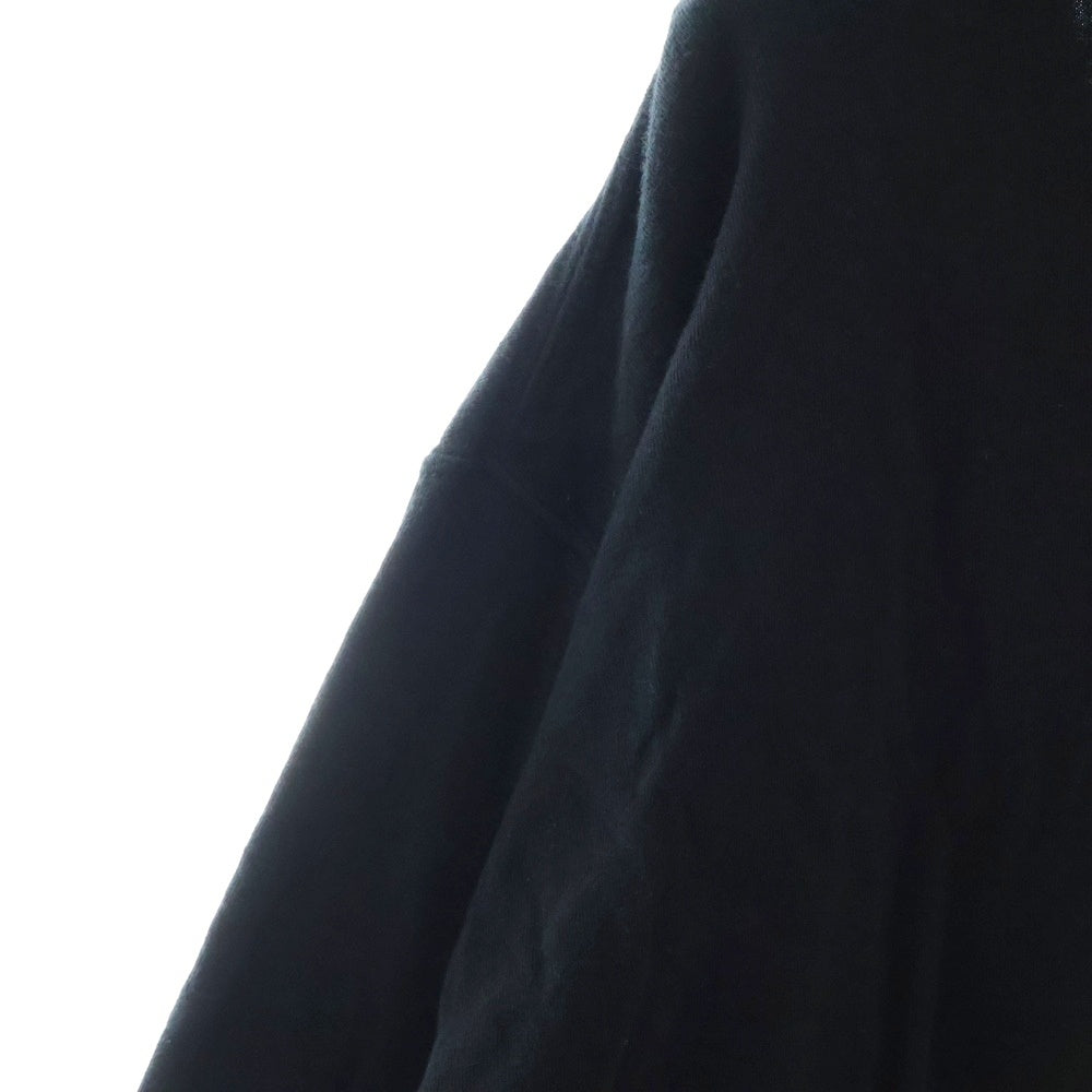 s'yte(サイト) 23AW DOUBLE-FACE COTTON JERSEY CARDIGAN ダブルフェイス コットンジャージーカーディガン ブラック UI-T25-010