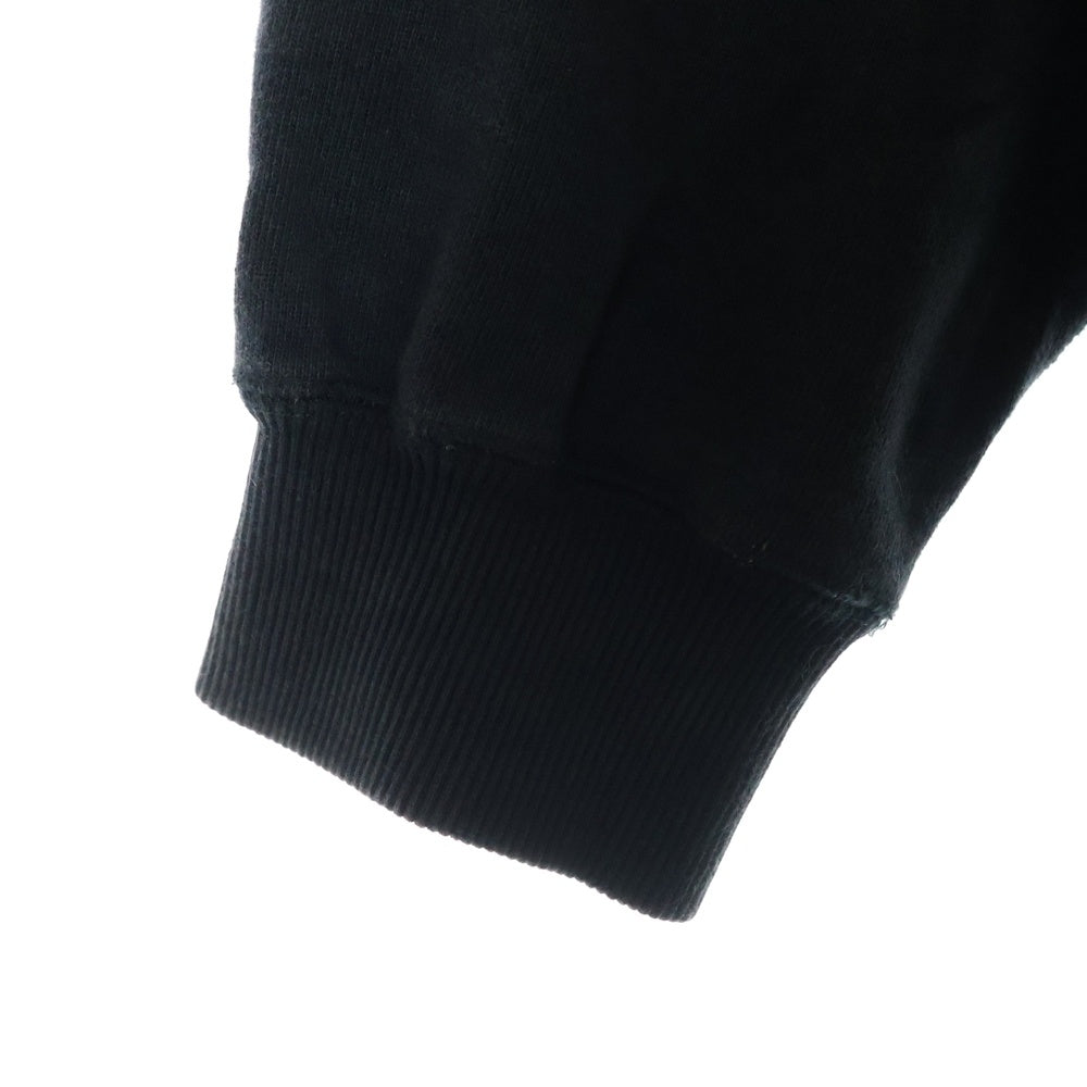 THE BLACK EYE PATCH(ブラックアイパッチ) 23SS LABEL PACK HOODIE フード取扱注意ロゴ プルオーバーパーカー フーディー ブラック