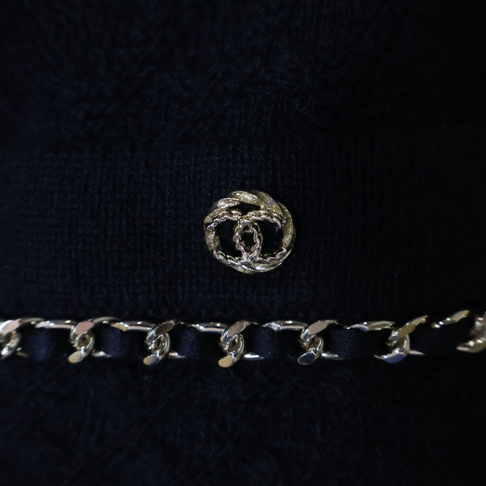 CHANEL(シャネル) ココマークボタン カーディガン カシミヤニット レディース ブラック P75677