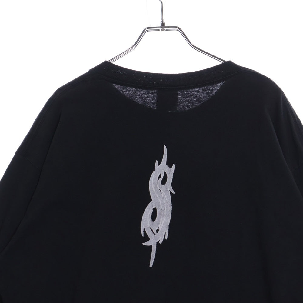VINTAGE(ヴィンテージ) 90S SlipKnot 870621345 バンド 長袖Tシャツ ロングスリーブカットソー ブラック