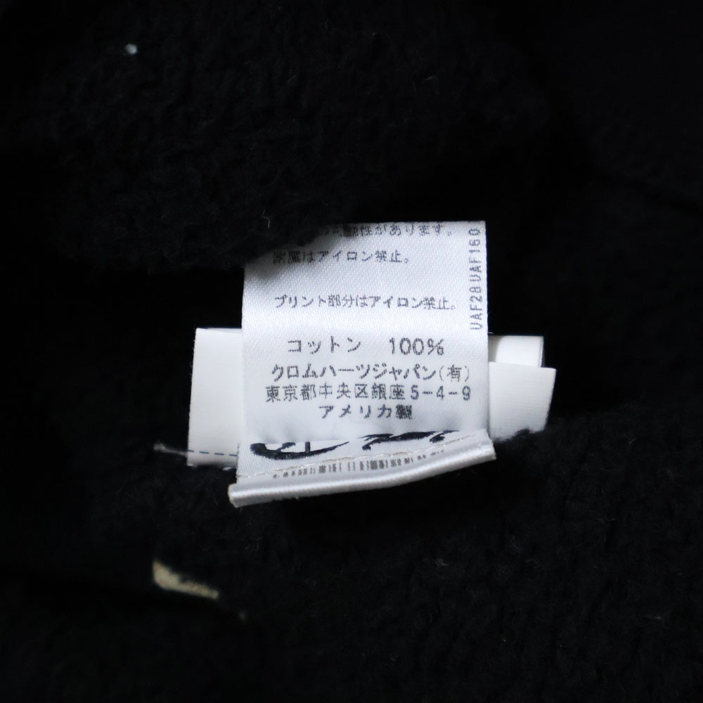 CHROME HEARTS(クロムハーツ) FLRL Zip Hoodie フローラル ジップパーカー アーチロゴ ブラック 2212-304-0456