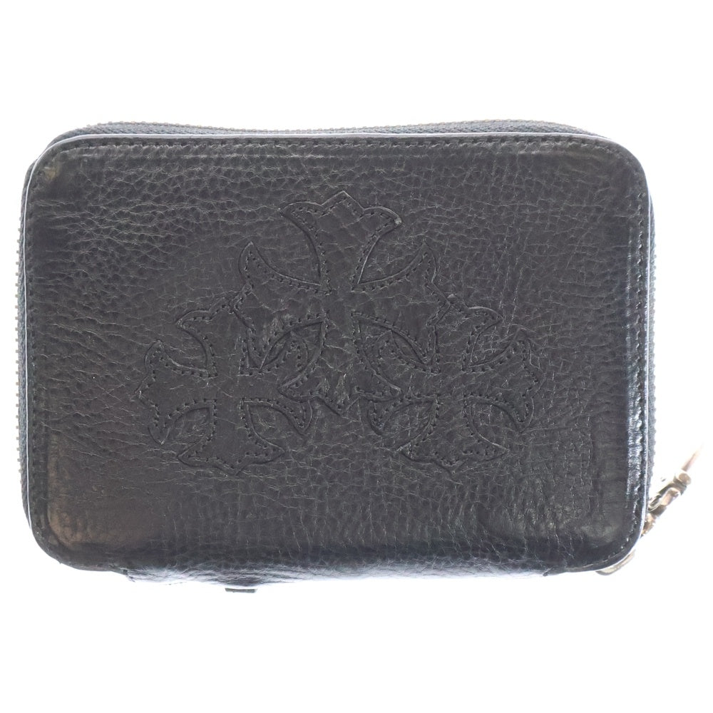 CHROME HEARTS(クロムハーツ) BABY BANK ROBBER ベイビー バンクローバーコインパース付き レザーウォレット 財布 ブラック