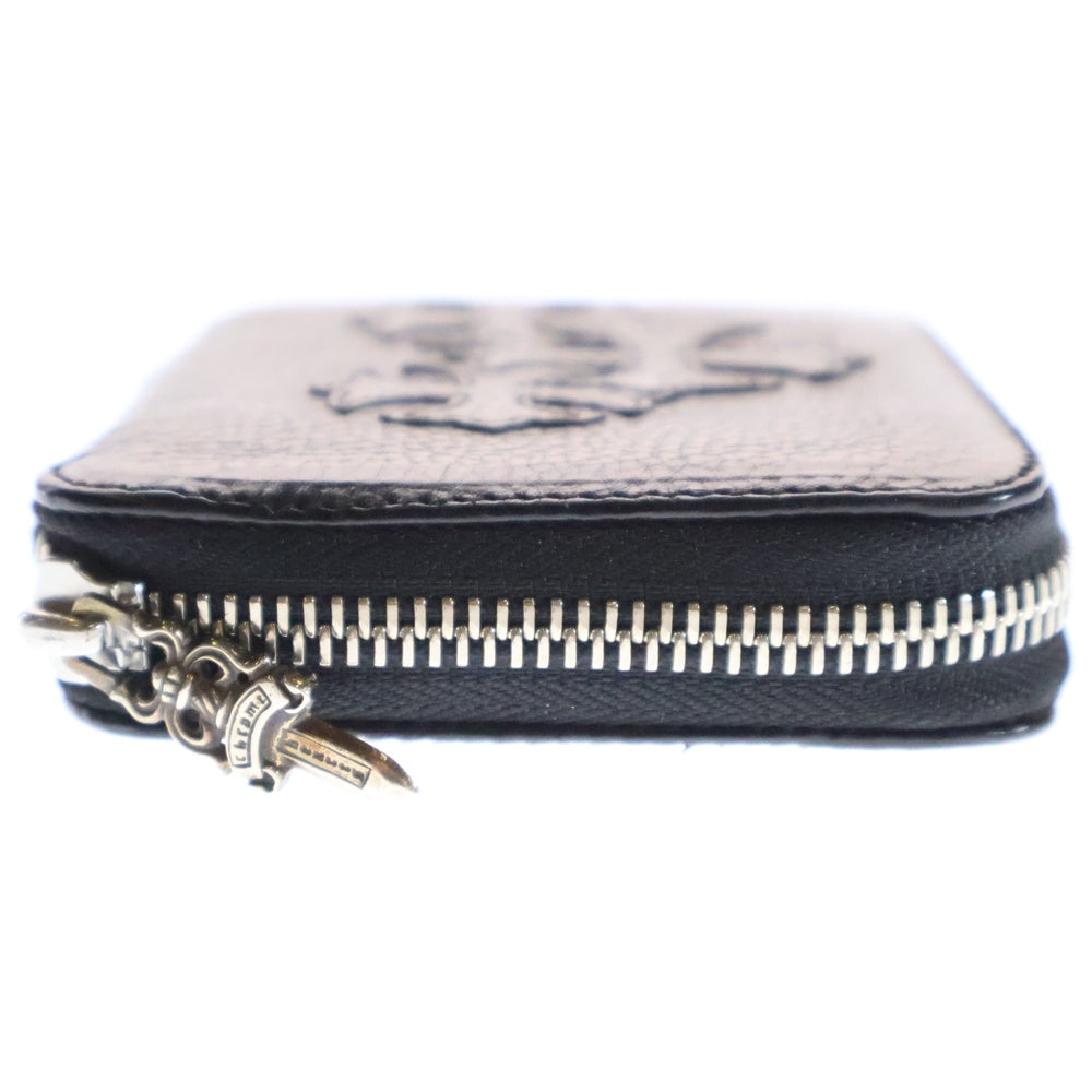 CHROME HEARTS(クロムハーツ) BABY BANK ROBBER ベイビー バンクローバーコインパース付き レザーウォレット 財布 ブラック