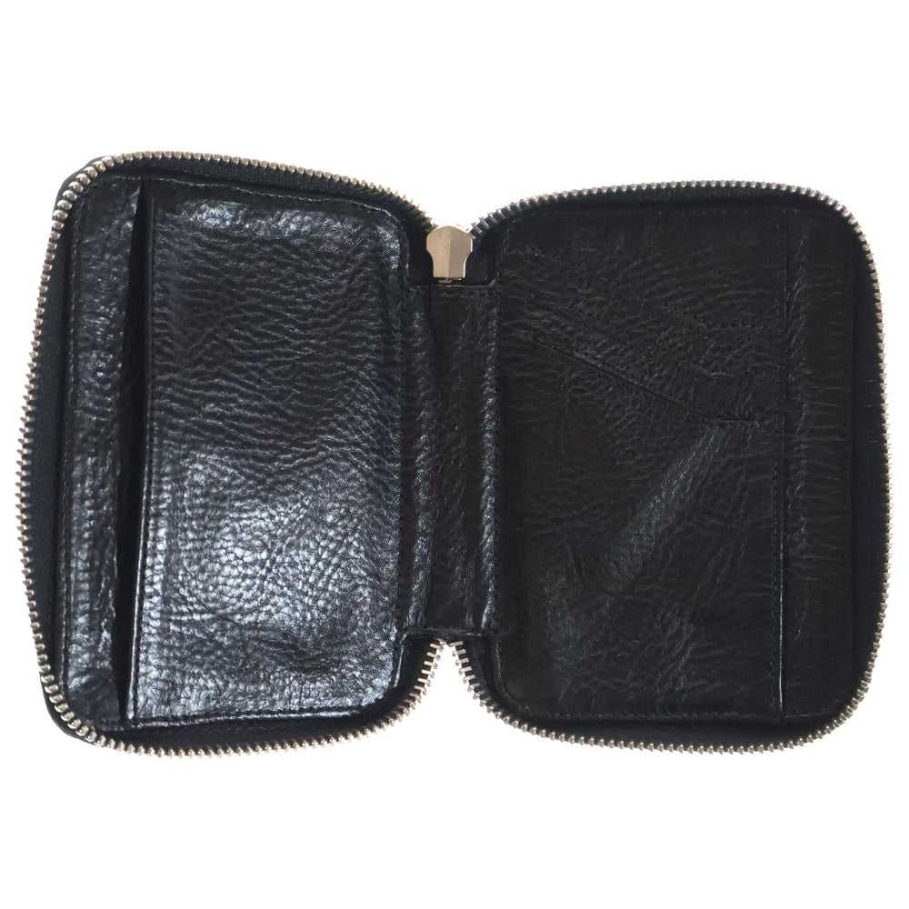 CHROME HEARTS(クロムハーツ) BABY BANK ROBBER ベイビー バンクローバーコインパース付き レザーウォレット 財布 ブラック