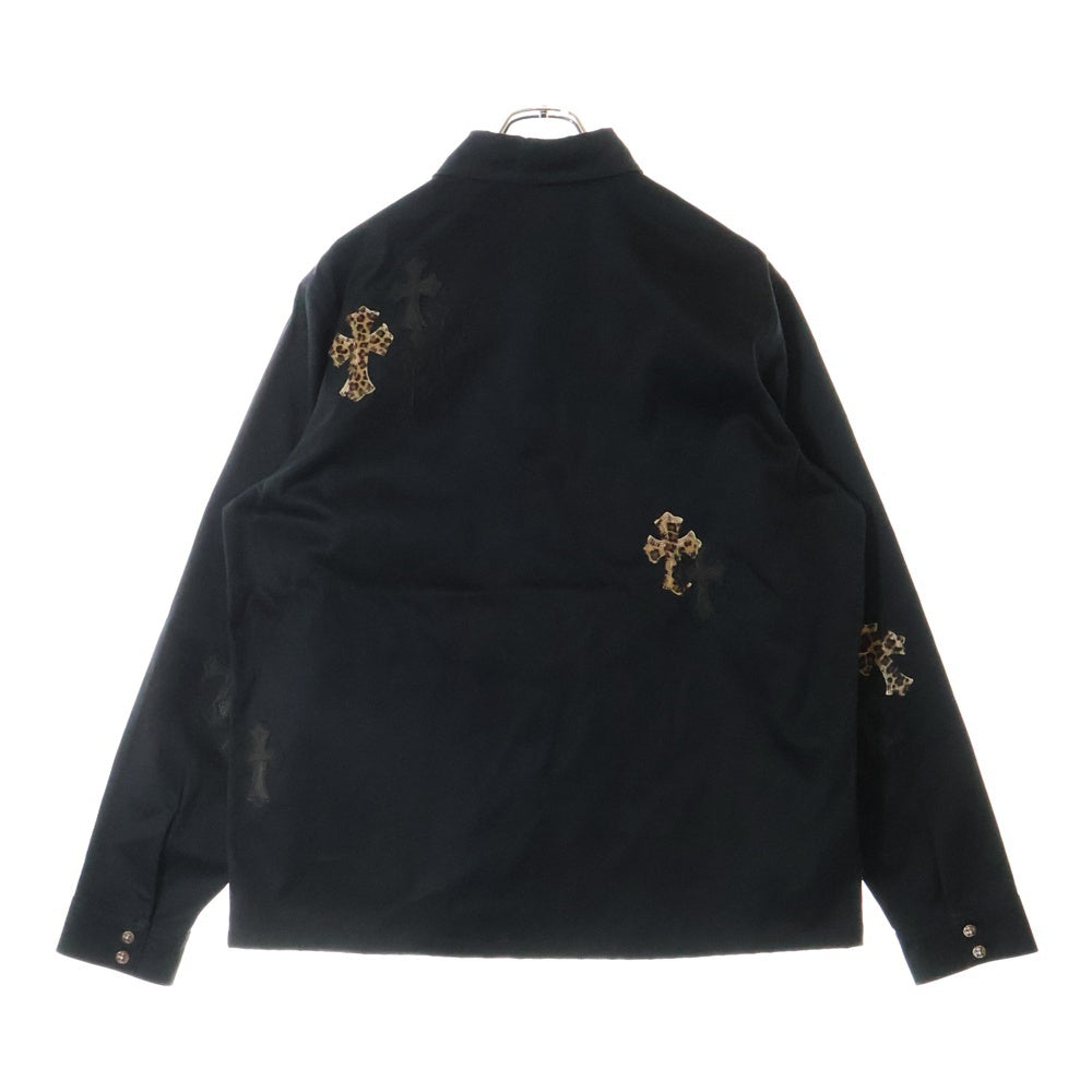 CHROME HEARTS(クロムハーツ) WORK DOG クロスパッチ付きデニムワークドッグデニムジャケット ブラック