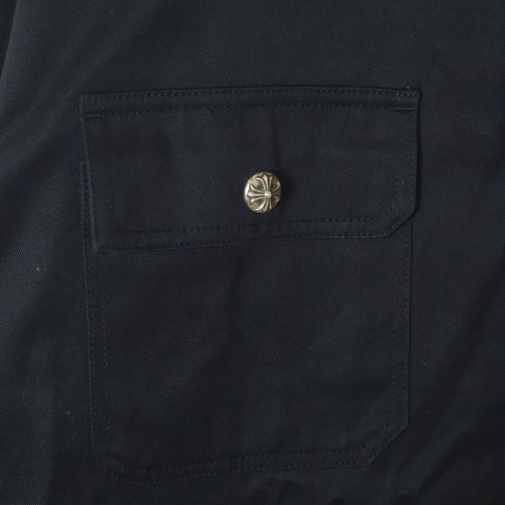 CHROME HEARTS(クロムハーツ) WORK DOG クロスパッチ付きデニムワークドッグデニムジャケット ブラック