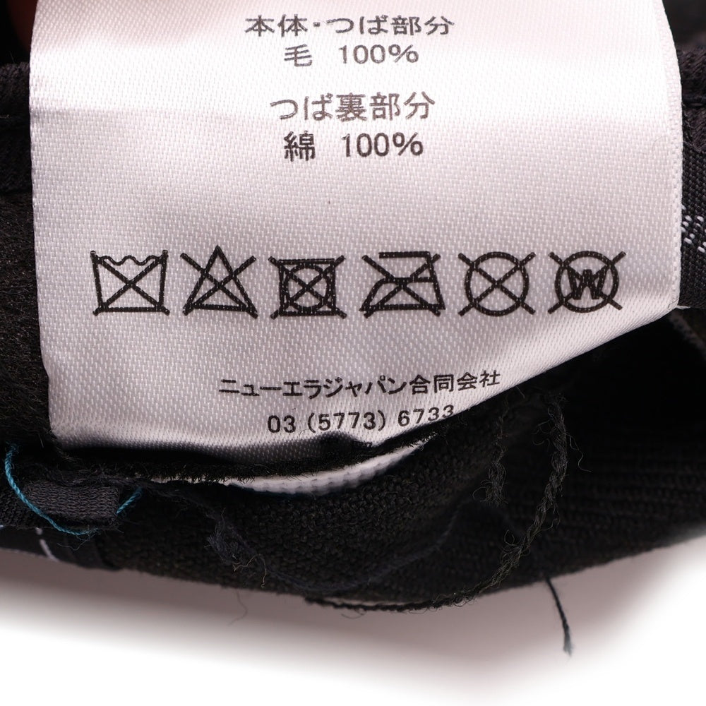 UNDERCOVER(アンダーカバー) × NEWERA CAP ニューエラ ベースボールキャップ 帽子 ブラック MUU9H01-1