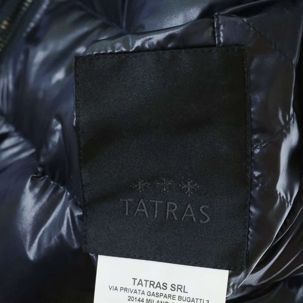 TATRAS(タトラス) 20AW ISERA ファーフーディー リバーシブル ジップアップダウンコート ネイビー レディース LTAT20A4706-D