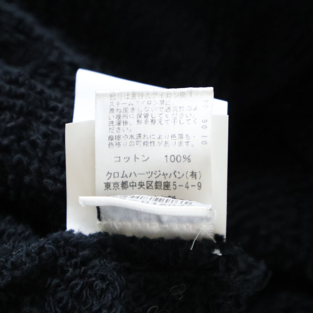 CHROME HEARTS(クロムハーツ) Y NOT CHプラス総柄ジャガードプルオーバーパーカー フーディー ブラック 2211-304-6606