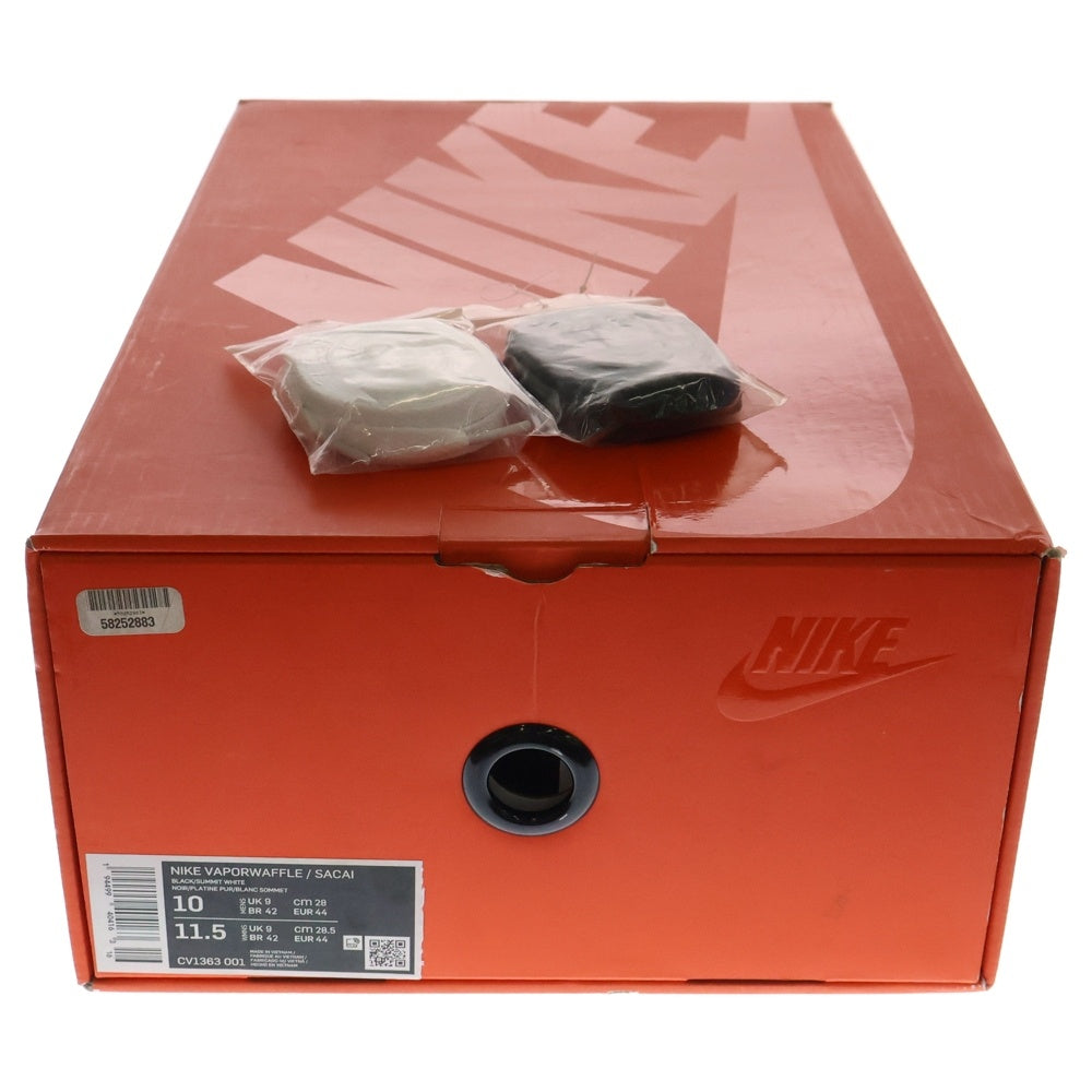 NIKE(ナイキ) ×sacai VAPOR WAFFLE SP サカイ ヴェイパーワッフル ローカットスニーカー ブラック/ホワイト US10/28cm CV1363-001