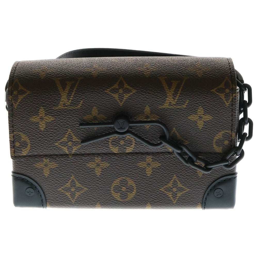 LOUIS VUITTON(ルイヴィトン) スティーマー ウェアラブルウォレット モノグラムマカサー ショルダーバッグ ブラウン/ブラック ICチップ M83613