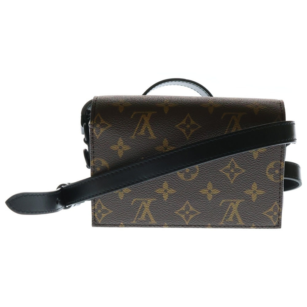 LOUIS VUITTON(ルイヴィトン) スティーマー ウェアラブルウォレット モノグラムマカサー ショルダーバッグ ブラウン/ブラック ICチップ M83613