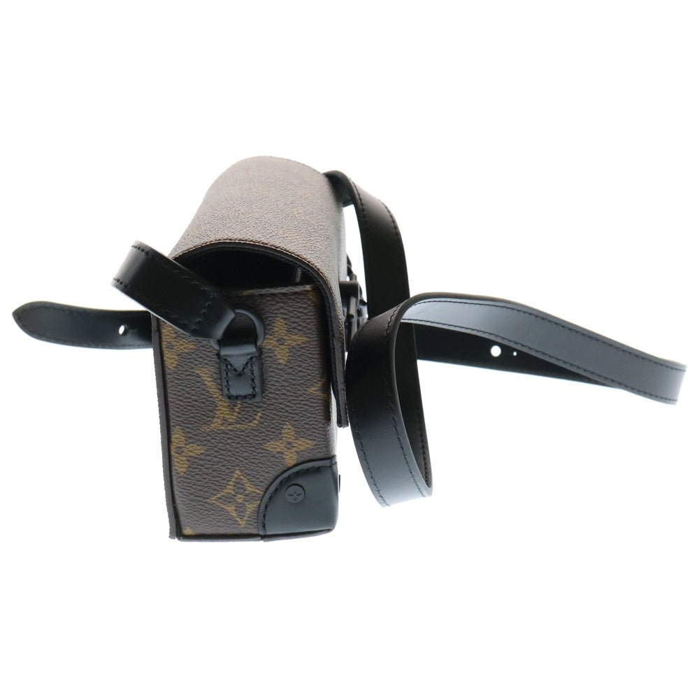 LOUIS VUITTON(ルイヴィトン) スティーマー ウェアラブルウォレット モノグラムマカサー ショルダーバッグ ブラウン/ブラック ICチップ M83613
