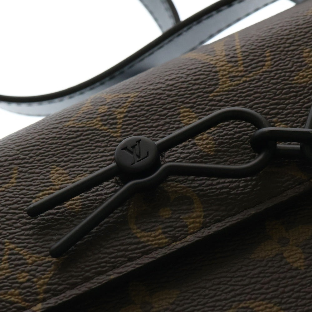 LOUIS VUITTON(ルイヴィトン) スティーマー ウェアラブルウォレット モノグラムマカサー ショルダーバッグ ブラウン/ブラック ICチップ M83613