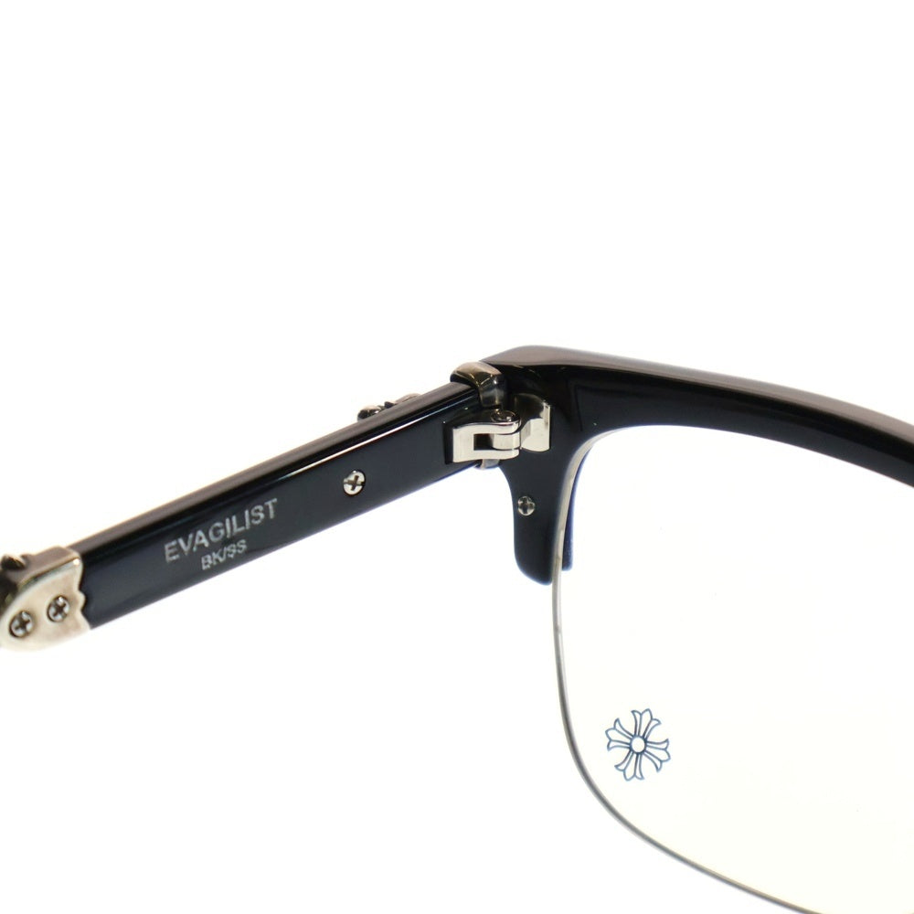 CHROME HEARTS(クロムハーツ) EVAGILIST ダガーテンプル ウェリントン サングラス ブラック