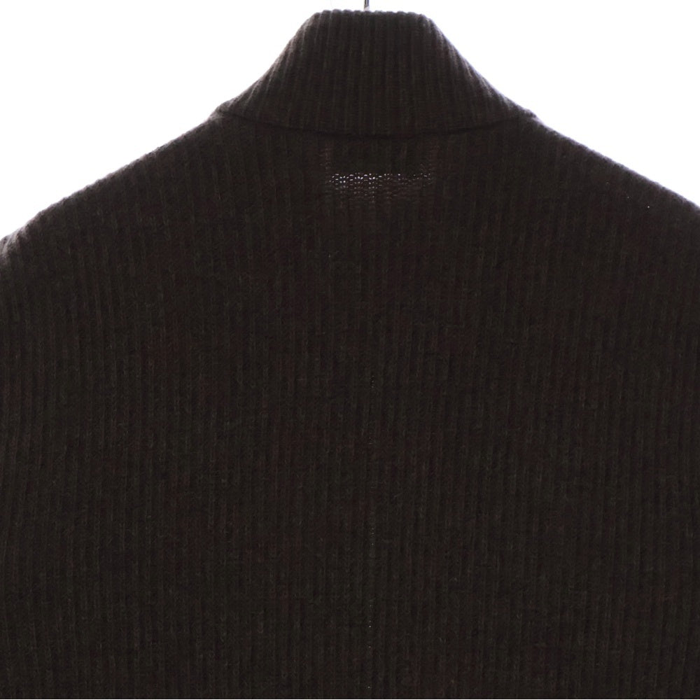 MONCLER(モンクレール) 22AW ニット切り替え コーディロイ ジップアップダウンジャケット ブラウン H20919B00012 M1241