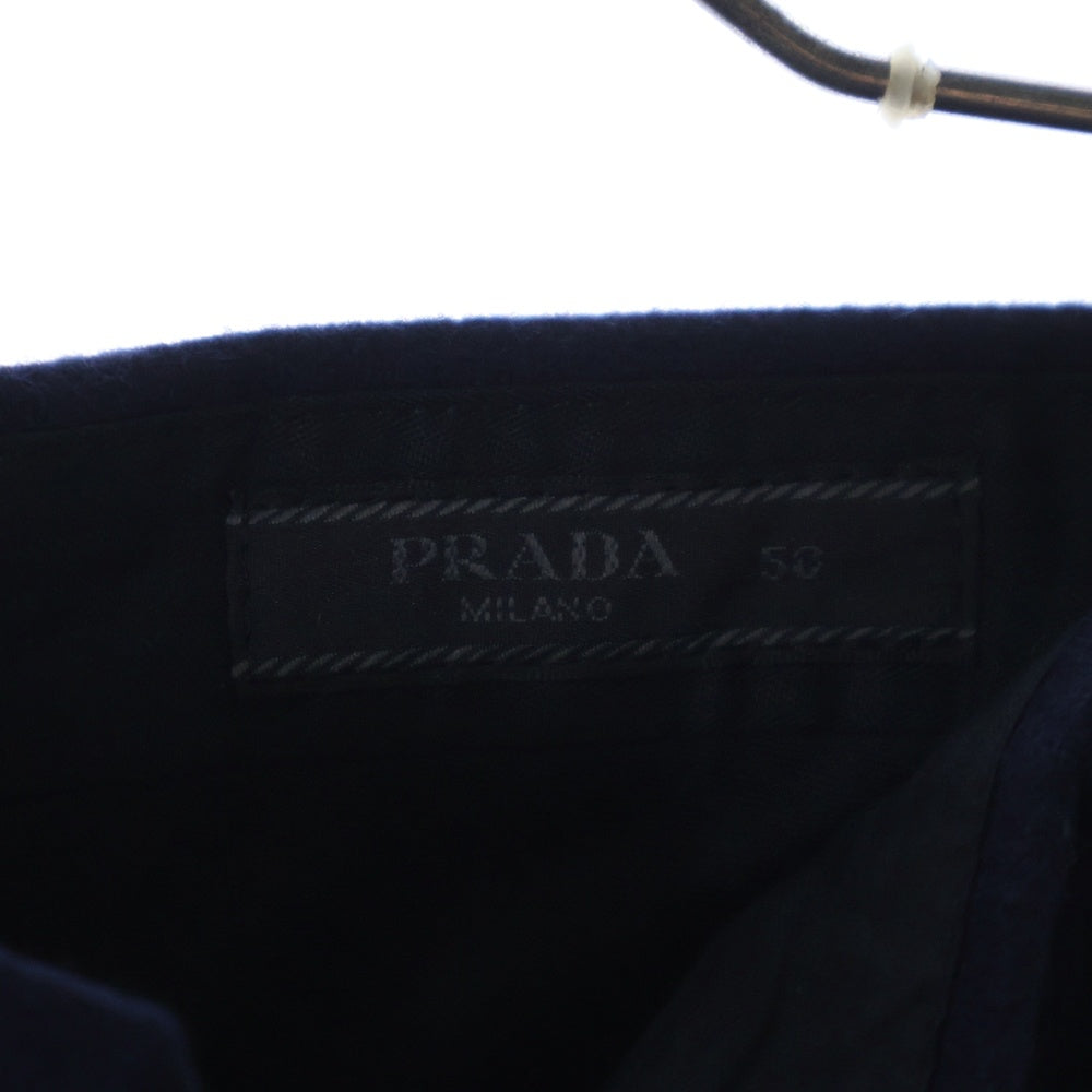 PRADA(プラダ) 19SS ウールスラックスパンツ ネイビー UP0065 1UMT F0124