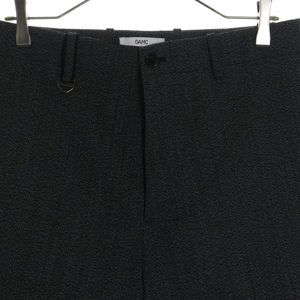 OAMC(オーエーエムシー) Cropped Zip Trousers スラックス ジップパンツ グレー OAMN300233