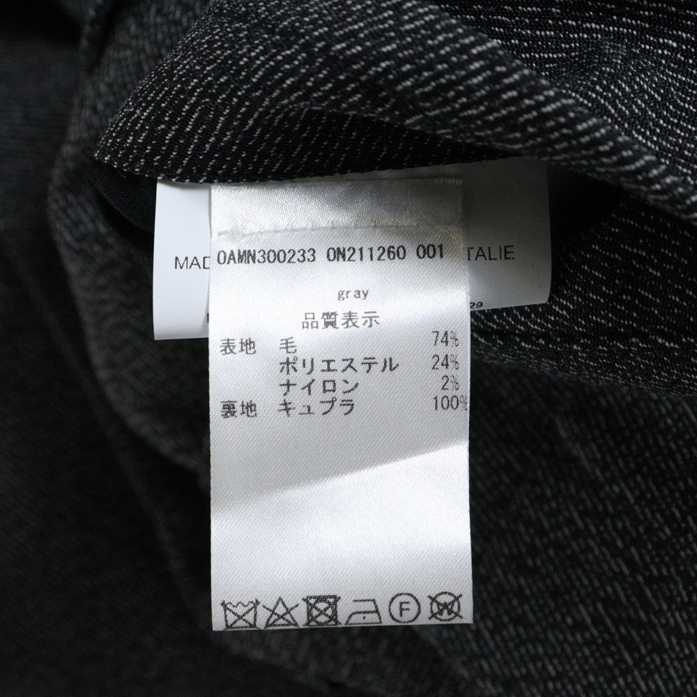 OAMC(オーエーエムシー) Cropped Zip Trousers スラックス ジップパンツ グレー OAMN300233