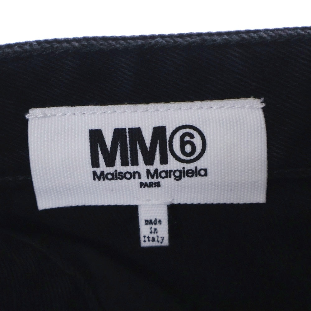 MM6 Maison Margiela(エムエムシックスメゾンマルジェラ) 22AW スキニーパンツ ブラック S62LB0094