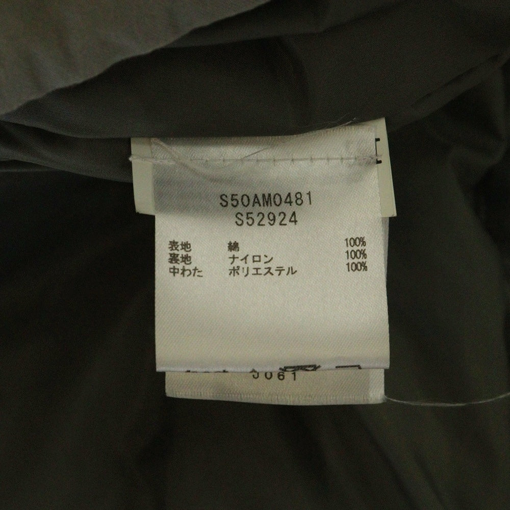 Maison Margiela 10(メゾン マルジェラ) COTTON CREPE INSULATION JACKET 中綿ジャケット グレー S50AM0481